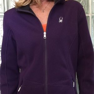 Spyder purple activeware jacket